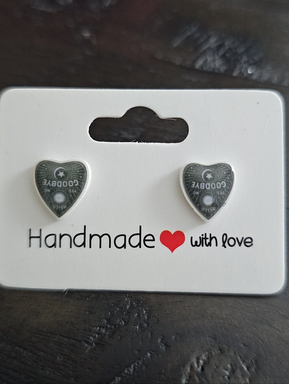 New Ouija Board Planchette Halloween Earrings Stainless Steel Posts/Back